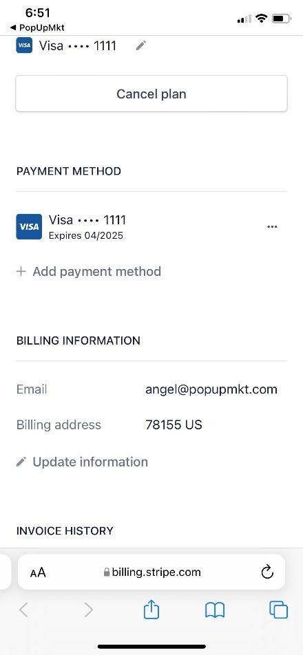 Stripe Cancellation