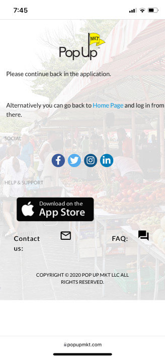 Sign Up Redirect